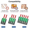 Linkstyle 75PCS Lever Wire Connectors, 24-12 AWG Quick Electrical Wire