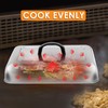 Leonyo 13" x 9" Rectangular Basting Cover for Griddle, Stainless