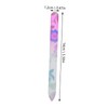 FOMIYES 8pcs Printed Glass Nail Files Professional Nail Art Tools