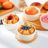 LOYIM 12 Pack 8 oz Ramekins with Lids Oven Safe