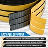 High Density Foam Weather Stripping Door Seal Strip Insulation Tape