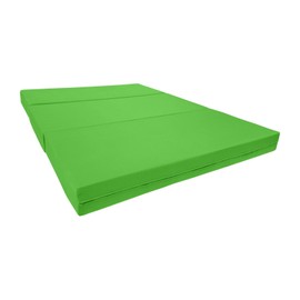 Danfuton Queen Lime Trifold Foam Beds, Portable Shikibuton Ottoman Bed 4x60 x 80