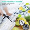UTEBIT Fruit Infuser Water Bottle - 68 OZ Leakproof Plastic