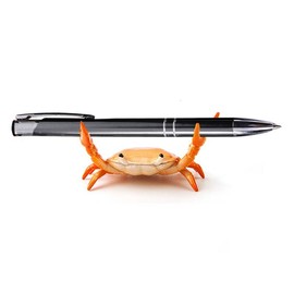 Realistic Crab Shaped Pen Holder, 1 Count Creative Cute Desktop Pen Stand, Decorative Desk Ornament for Office and Home, Desk Accessories, Summer Gifts, Office Stationery Supplies, Room Decor, Fall Decor, Birthday Gifts, Home Decor:_Random Color_one-size