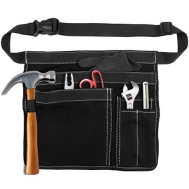 Tool Belt Pouch Multifunctional Heavy Duty Canvas Waist Tool Belts for Men Apron Tool Pocket Bags Work Pouch for Workshop Storage/Wood Working Tools/Screwdriver Pouch Window Cleaning Garden Tool Belt