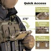 Molle Tactical Vest Phone Holder Foldable Navigation Board Plate Carrier