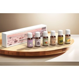 Aroma Depot Zen Pack Collection – Aromatherapy Set of 6 Fragrance Oils (10ml Each) for Candle Making, Soap Making, and Home Diffusers.