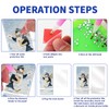 NIHO-JIUMA Diamond Art Phone Stand Kits, 2pcs Diamond Painting Phone