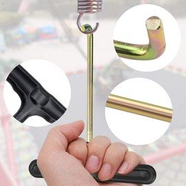 Heting-YQ Trampoline T Hook Kit Metal Trampoline Tool T-Hook Trampoline Spring Compressor Spring Puller Spring for Jumping Trampoline Spring Hoist Pack of 2