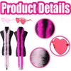 Syylqyr 6 PCS Pink Feather Boa, Feather Boa Pink, Feather