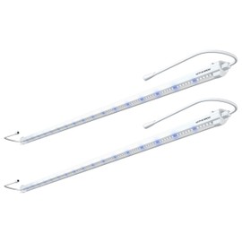 Active Grow Mushroom LED Grow Light – 4FT Blue Sun Spectrum Strip Light – 2-Pack, 24W, IP65 Waterproof, 120-277V, Daisy Chain, Ideal for Oyster, Shiitake, Lion’s Mane