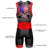 Wixen Men’s Triathlon Suit –Breathable & Padded Tri Suit for