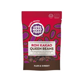 Goodmoodfood Bio Rohkakao Queen Beans aus Sri Lanka 75g - Nachhaltig, vegan, glutenfrei, laktosefrei, Fairtrade, Premium Qualität