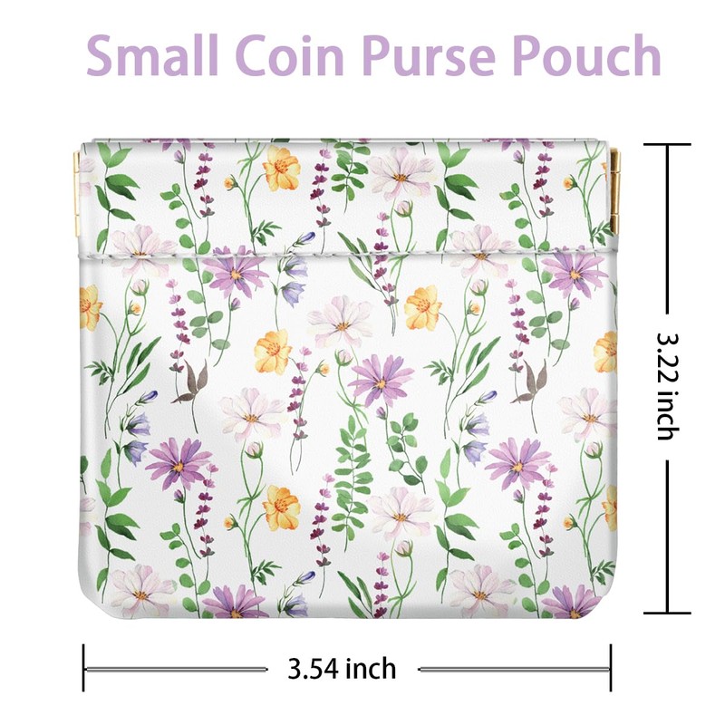 Simikol Squeeze Coin Purse Pouch Change Holder Mini Purse Coin