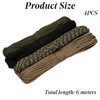19ft/6 Meters Paracord Rope 7 Inner Strands Nylon Rope 550lb