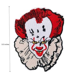 Clown Embroidered Iron on Patch for T Shirt Cap Backpack