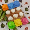 6Pcs Boil Egg Mold Plastic Cute Eggs Mould Kitchen Sushi