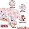 XJLANTTE 4 PCS Butterfly Birthday Tablecloth Decor Butterfly Plastic Table