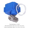 Motorized Ball Valve, Stainless Steel Electric Valves IP67 DC12V 1/2in