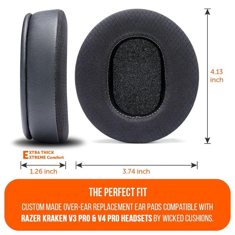 Razer Kraken V3, V3 Pro, V4 & V4 Pro Earpads