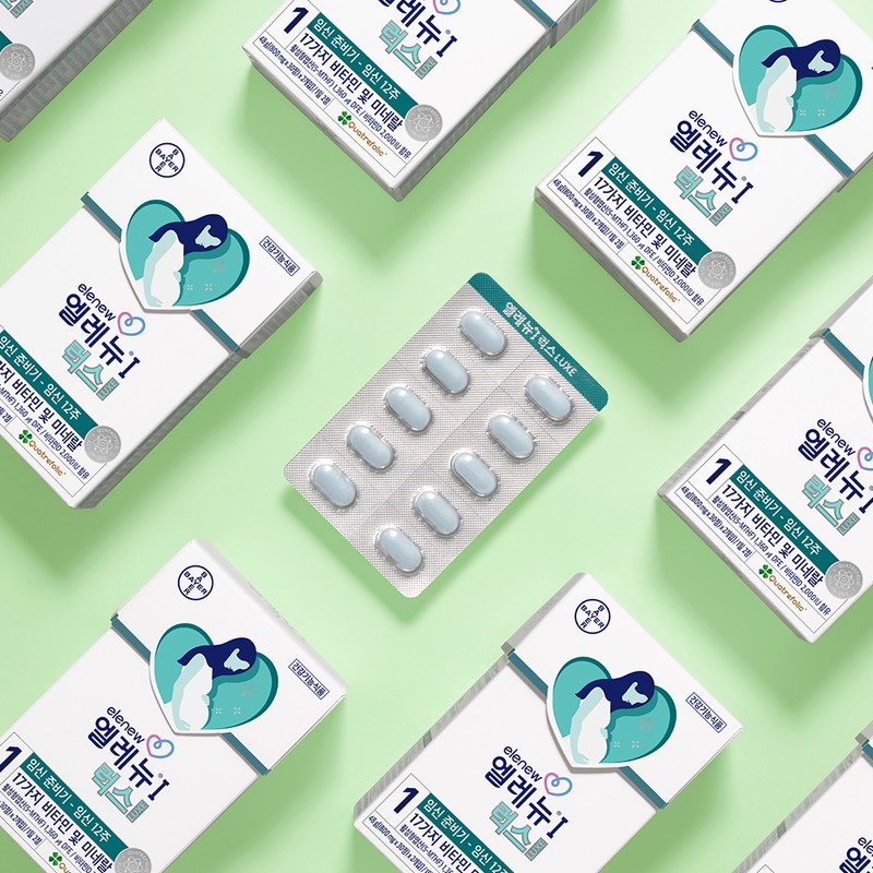 Elenu Step 1 Lux Activated Folic Acid Vitamin D 60