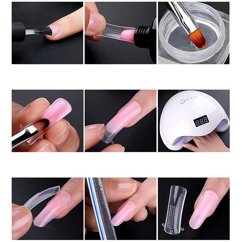 Nail Polish Set Nail Extension Gels LED Nail Lamp Base