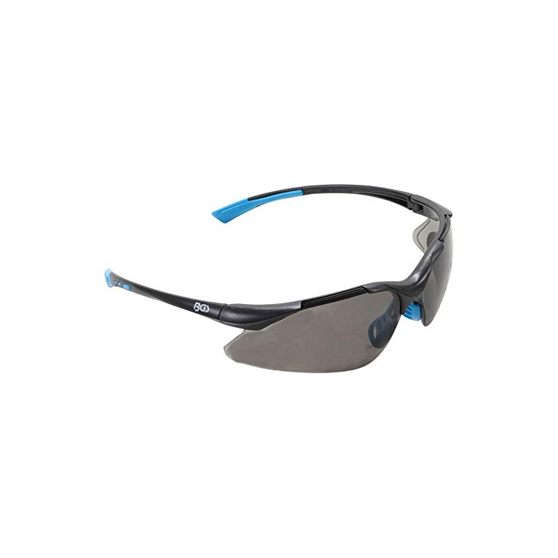 BGS safety glasses, grey, tinted, BGS-3628