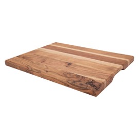 Premium ACACIA and ASH Wooden Cutting Board – 16x12x1 Inches, Durable Chopping Block & Prep – Butcher Block for Kitchen and Charcuterie for Home Chefs