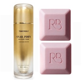 Tony Moly Snail PDRN Recovery Toner 120ml + 2 scented soaps / 토니모리 스네일 PDRN 리커버리 토너 120ml+향기 비누 2개