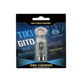 Nitecore Unisex Tikigitdb Luminous Torch, Blue, Lg : 55 mm Dia-Tête : 14.7 mm