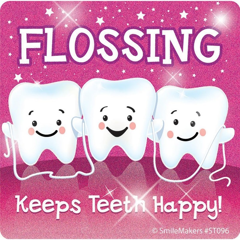 Glitter Teeth Stickers - Prizes and Giveaways - 75 per