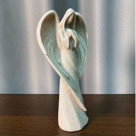 Artgenius Sandstone Praying Angel Staue,Collective 8.8 "Angels Figurine and Staue for Home,Gifts