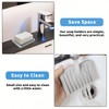 Eduftis 2Pcs Self Draining Soap Dishes, Soap Dish for Bathroom