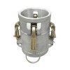 Gloxco Aluminum Type DD Cam and Groove Fitting Spool Coupler, 2" Female Camlock Coup...