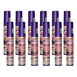 12 Piezas Rimel Mascara Pestañas Prosa 4 En 1 Color Maxi-volumen Morado