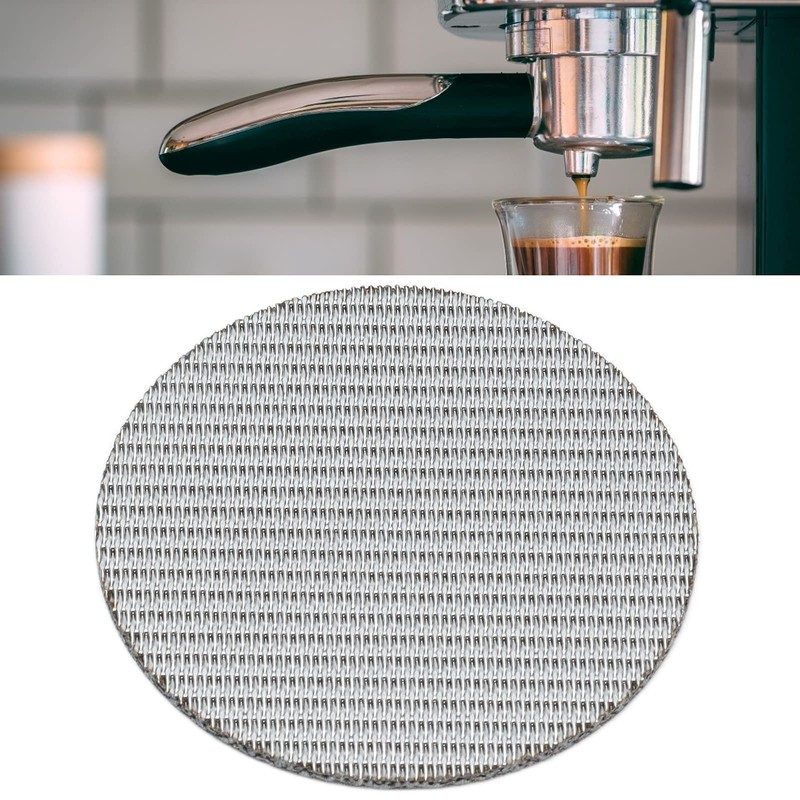 Coffe Puck Screen Filter Mesh, Reusable 316 Stainless Steel Coffe