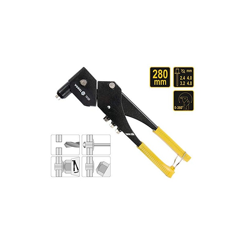 Vorel 70100/Round Head/Hand Riveter