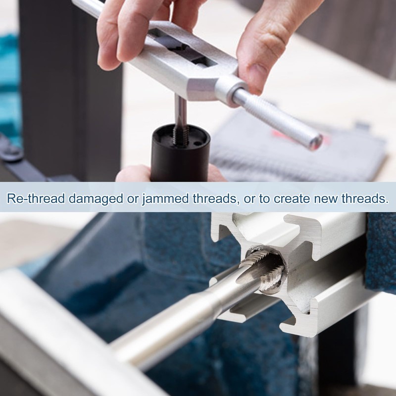 sourcing map 2 Set Hand Tap Set, 1/4-20 UNC 2B