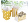 LABRIMP 36pcs Gold Popcorn Boxes Container Birthday Decorations for Boys