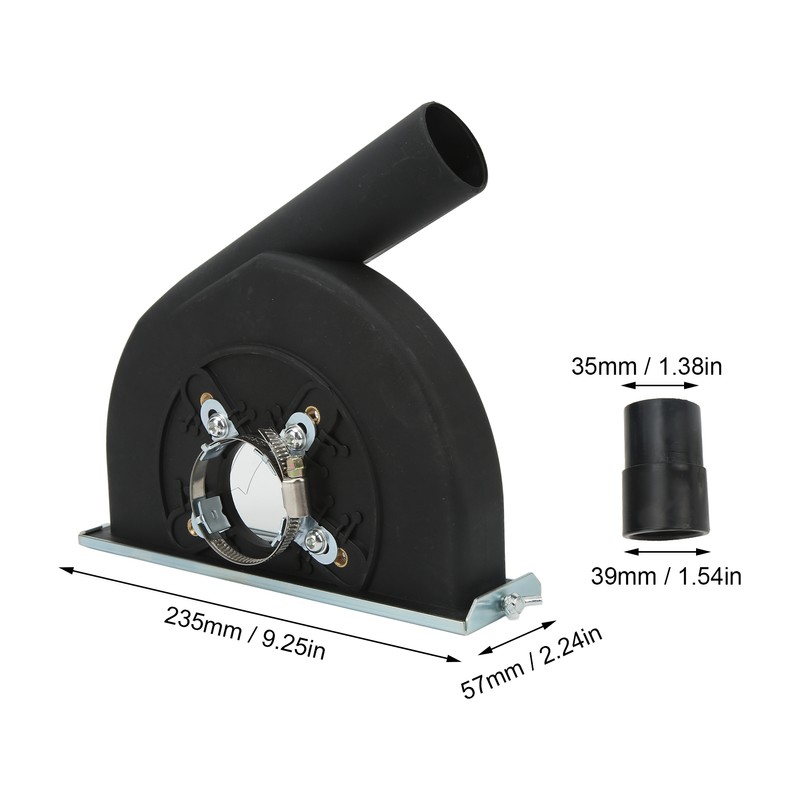 Angle Grinder Dust Shroud PVC Wear Resistance Cutting Dust Cover