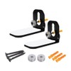 TopHomer 2 Pack Black Soundbar Mounts with Screws Speaker Accessories