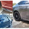 Universal Car Side Skirts 2PCS 19inch/48cm,Black Extension Splitter Lip Pair