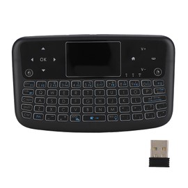 Mini Touch Flat Backlight 2.4G Button Wireless Keyboard Left and Right Mouse Keys