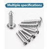 Pack of 50 Tapping Screws M5 x 20 mm, Leryati