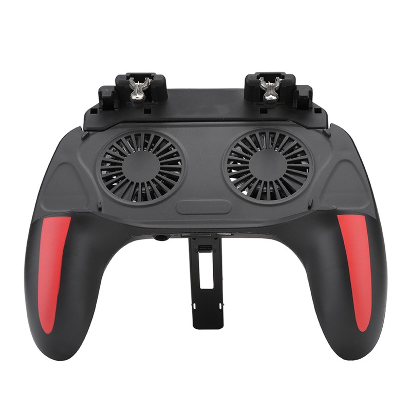 Mobile Phone Game Controller with Dual Cooling Fans Heat Dissipation
