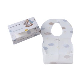 Munch-kin Disposable baby bib for boys and girls, leakproof, crump catcher, travel bib and outdoor use (20PCS)