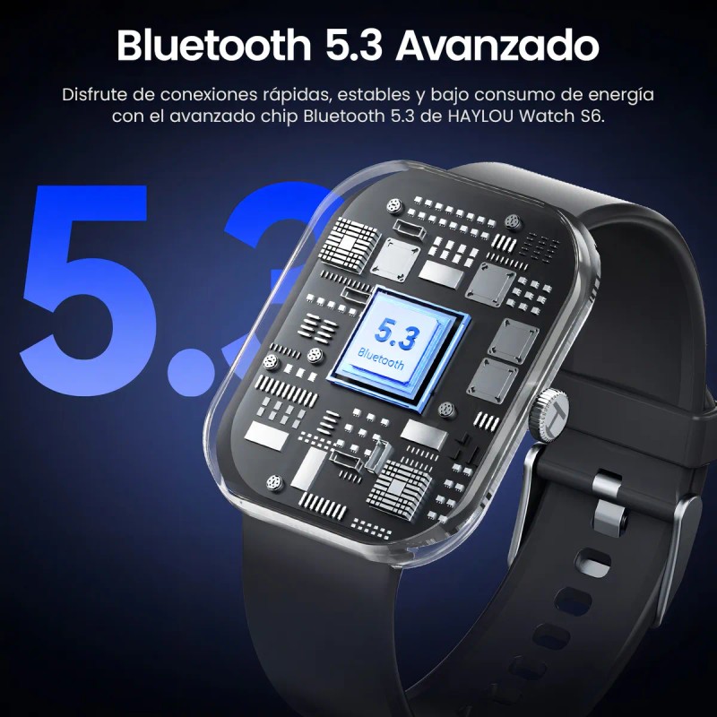Haylou Smartwatch S6 Reloj Inteligente De 2.01 Hd Pantalla Bluetooth
