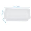 VILLCASE 100pcs Disposable Plastic Trays, Instrument Tray Medical Instrument Rectangular