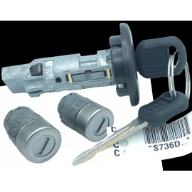 Strattec GMC Sierra BASE/HD 2003-2006 Ignition with 2 door locks and 2 Keys-NEW