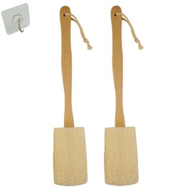 Back Loofah Scrub Loofah Sponge Long Handle Loofah Shower Bath Brush On a Stick Body Scrub Brush Scrubber Loofah Exfoliating Body Eco-Friendly Sponge